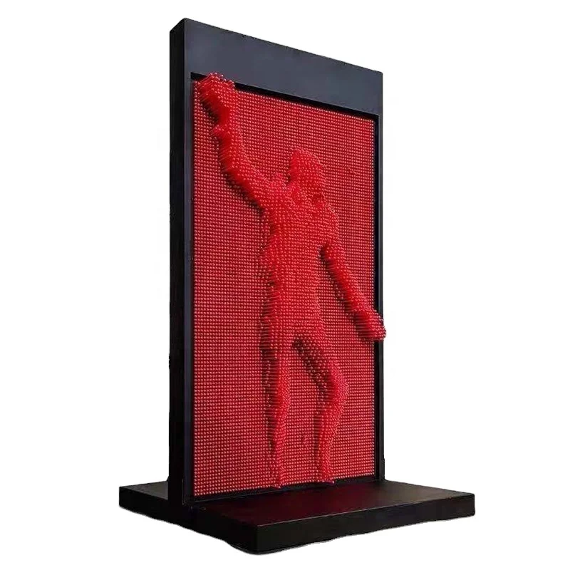 Bonhong Wholesale Life Human Size Plastic 3D Needle Pin Impression Painting Print Sculpture Screen Art Wall Mold Board For Sale