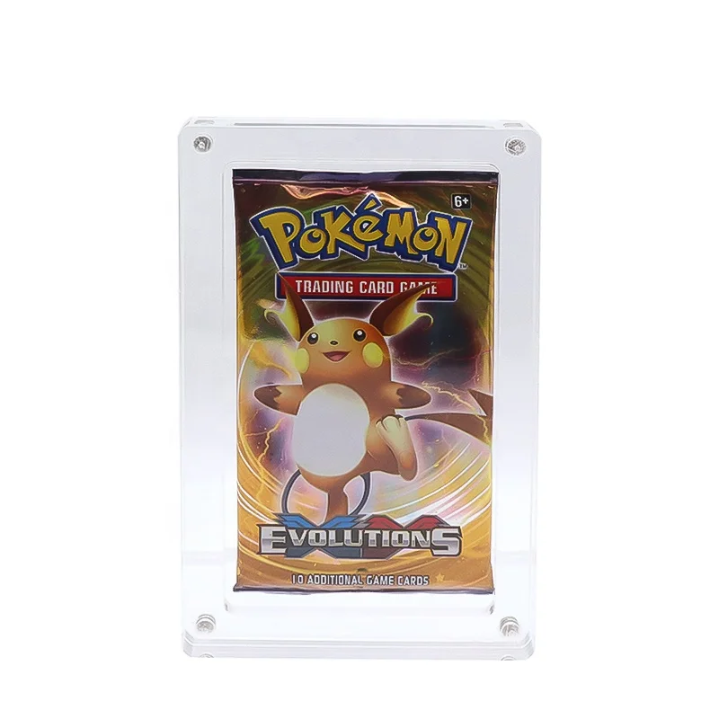 Acrylic Booster Pack Acrylic Display Case Box