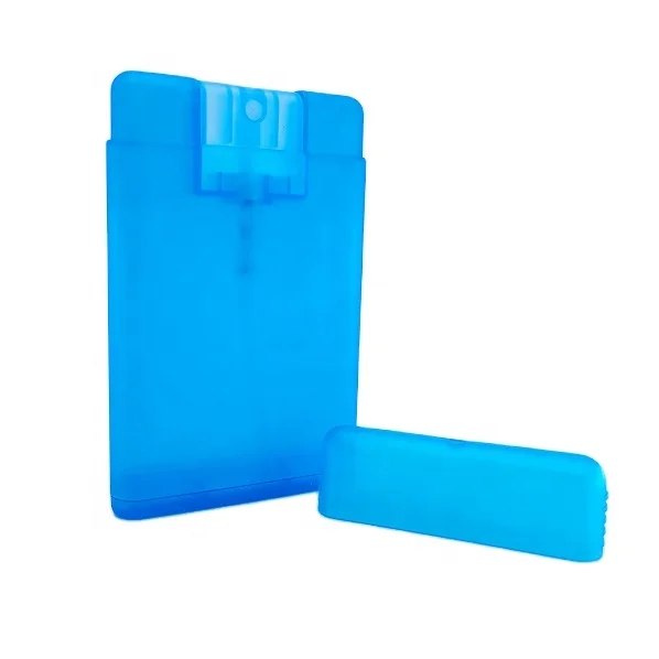 20ml credit card sprayer bottle customized color PP facial and oral use sprayer spray bottle