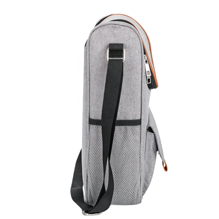 Wholesale Oxford aluminium Three Portable Shoulder Strap Lunch Cooler Beach Picnic Insulated  Wine Tote Bag
