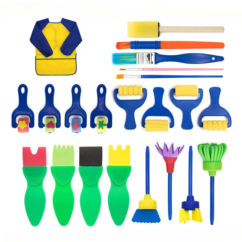 Набор из 22 предметов для рисования губчатой губкой