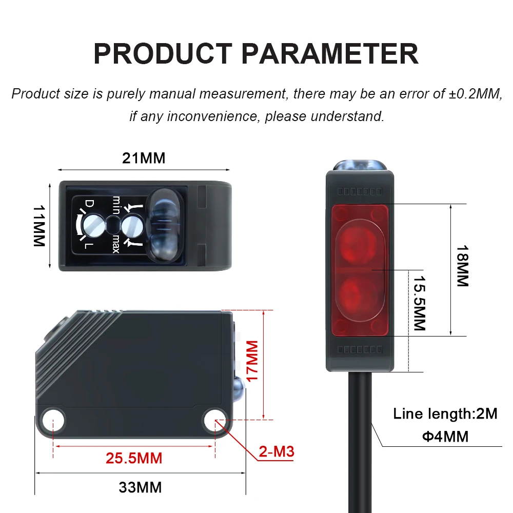 Specular reflector type photoelectric switch E3Z-R61 NPN 2.5m distance adjustable with reflector sensor