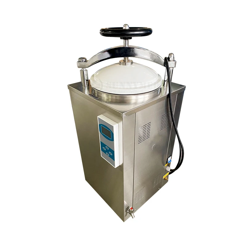 SY-T020 Sterilizer Vacuum Package Canning Food Meat Automatic Food Sterilizers 100L 150l Vertical steam retort autoclave Steam