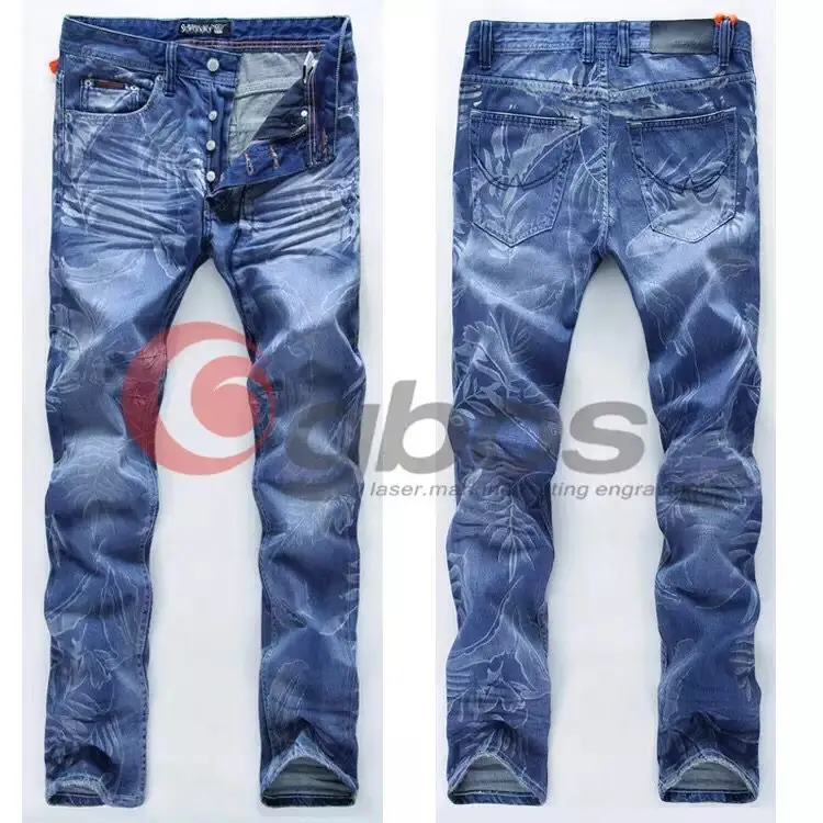 GBOS Jeans Laser Washing Machine Denim Dry Processing Machine Denim Jeans Laser Washing Engraving Marking Machine