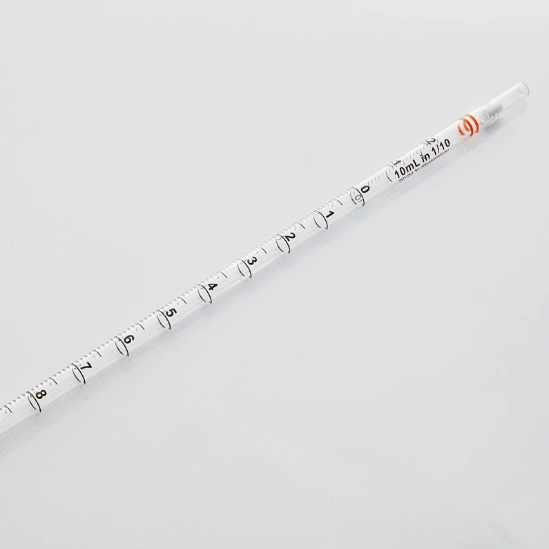 10ml Serological Pipette orange mark transfer pipette