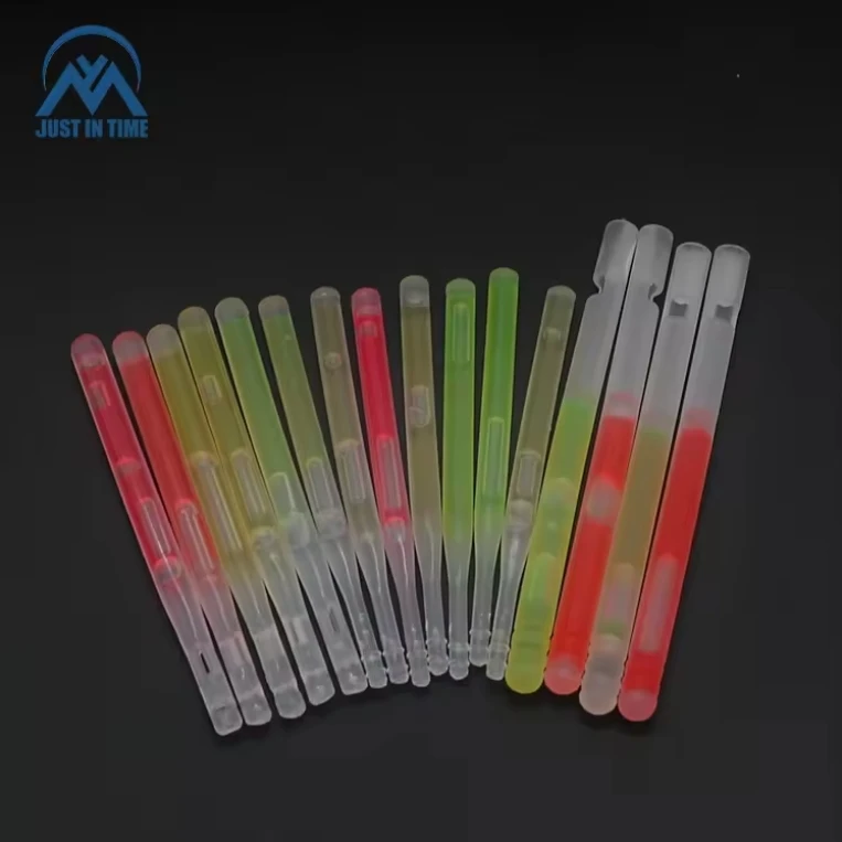 lollipop glow sticks Factory Customized dark glowing 10cm plastic lollipop fluorescent sticks glow stick lollipop