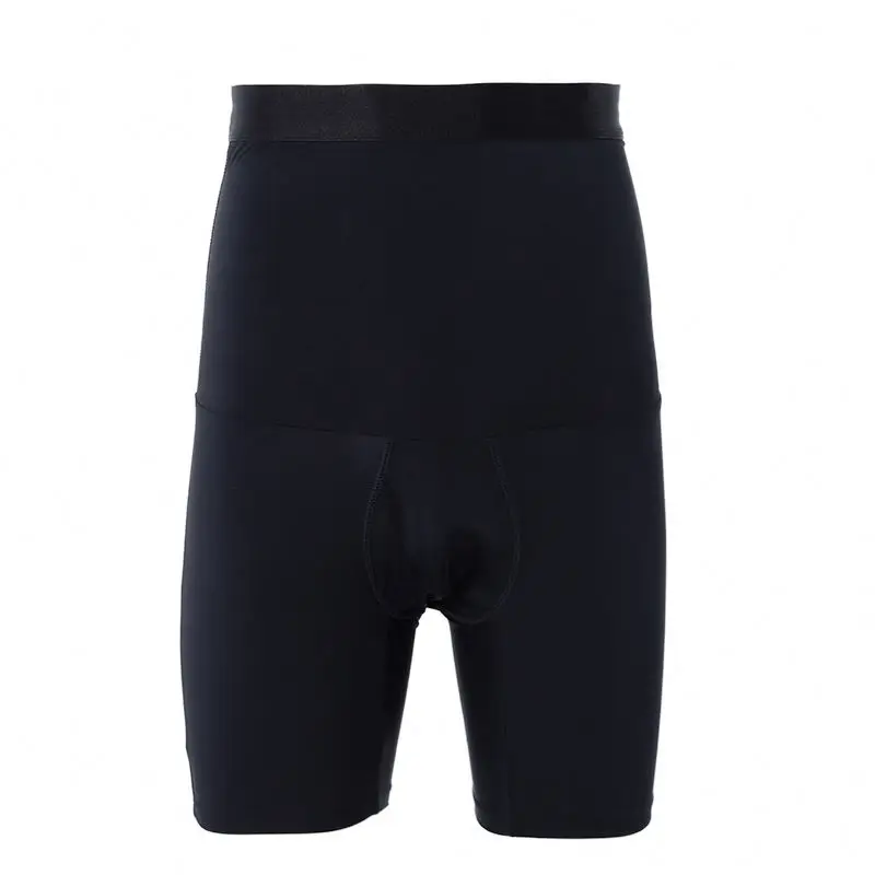 
Men Abdomen Boxer Briefs Thin Breathable Seamless Compression Shapewear Shorts Underwear 