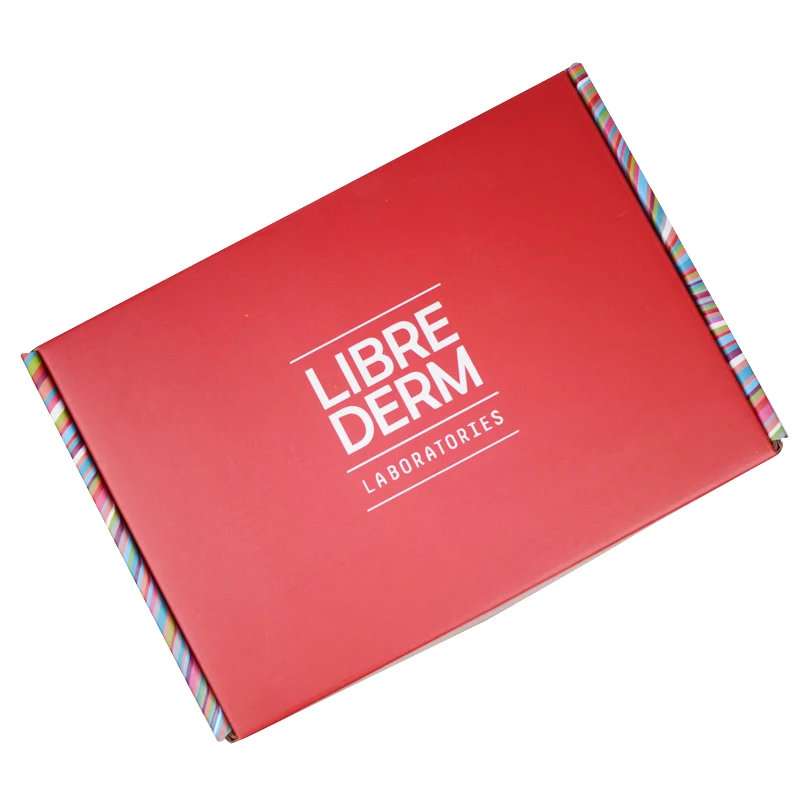 Бесплатный образец роскошная коробка для доставки логотипа на заказ подарочных поделок блестящего цвета