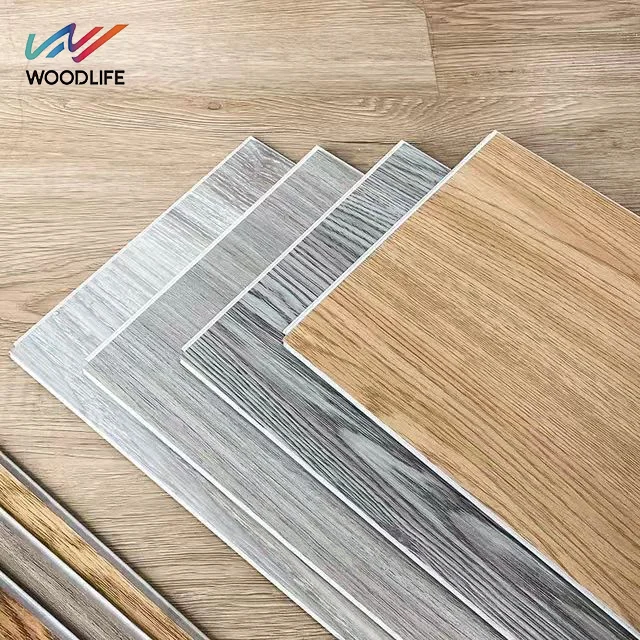 Indoor Click Lock Commercial Grade Floating SPC Vinyl Flooring