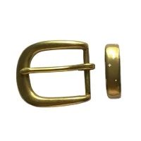 Customized 25-30mm Solid Brass Leather Belt Men Women Copper Needle Buckle Logo Metal Label Pin Style Fashion Accessory Clothing