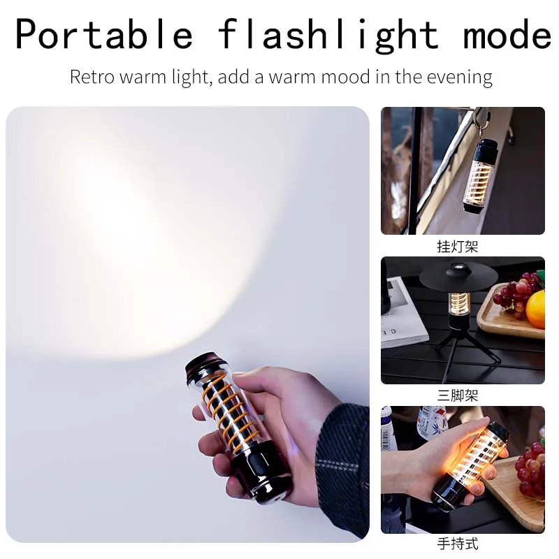 outdoor light camp waterproof light led camp led light camping rechargeable lamp