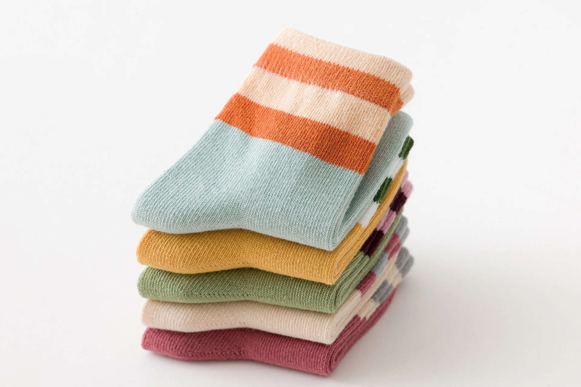 Stripe Kids Winter Socks Good Elastic Kids Crew Socks Colorful Boy Novelty Sock Sea