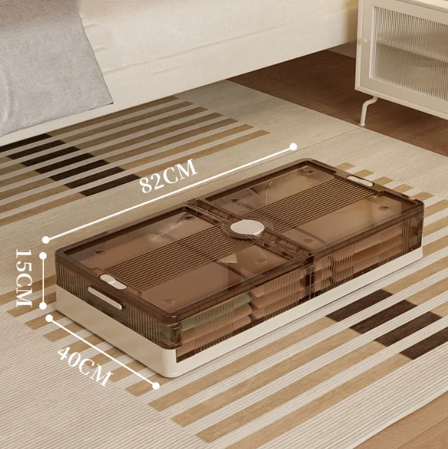 Household Under-bed Storage Box Folding Wheeled Drawer-type Clothes Quilt Toy Under-bed Storage Box