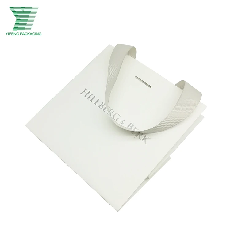 White Green Kraft  Industrial Surface Packaging Paper Gift Bag with Handle Item Custom Logo Wholesale Grocery  Print  Paper Bags