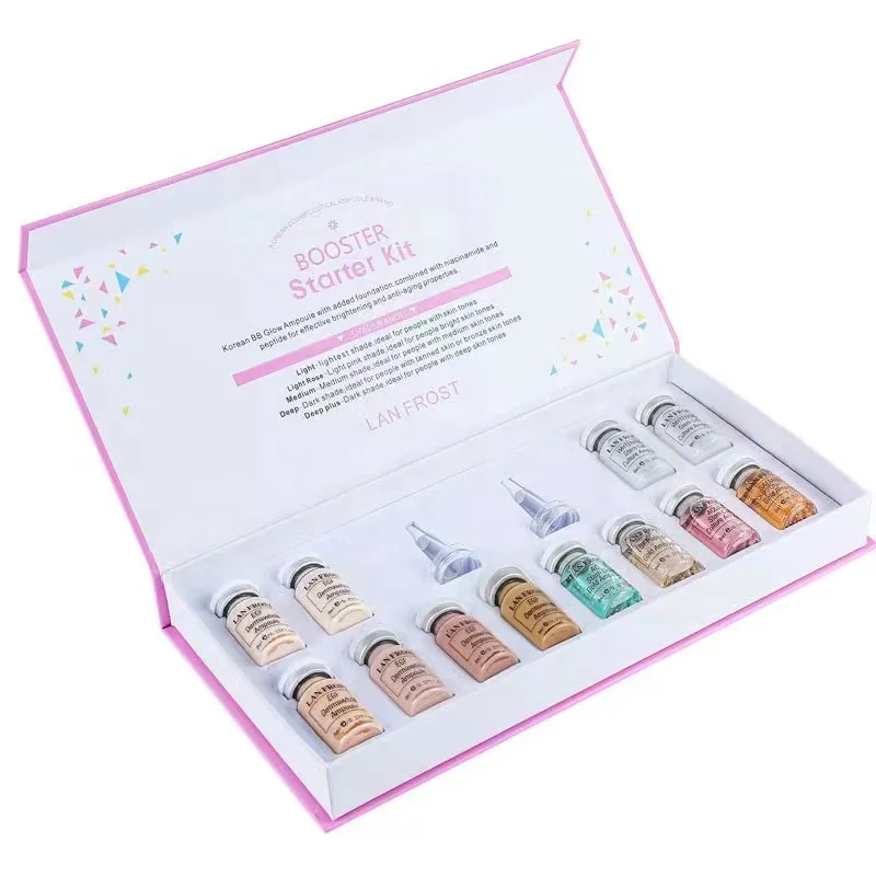 Hot Lanfrost Brightening Starter Kit Meso BB Serum Salmon DNA Gold Ampoule BB Booster Starter Kit for Microneedling Treatment