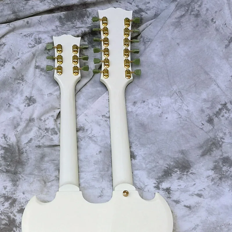 Electric Guitar Double Neck Guitar  6&12 Strings Mahogany Body