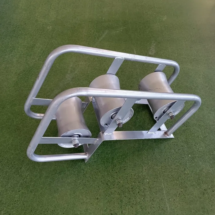 Manhole Rollers and Guides Chrome zinc plated finish on all units weight 9.4 kg Dimensions 450 200 310 mm