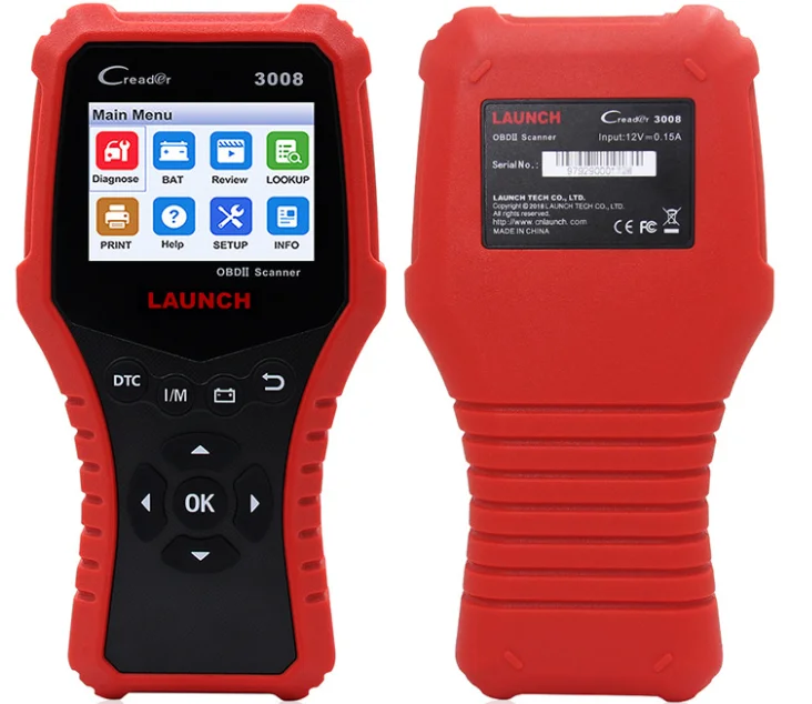  Считыватель кодов двигателя CR3008 OBD2 Creader