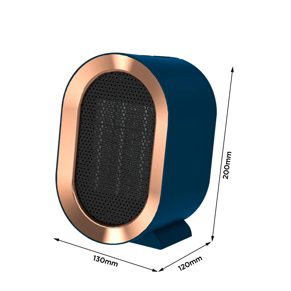 New Household Bathroom Quiet Overheat Protecting Air Compact mini Infrared Ceramic PTC Electrical Fan Heater with 3 modes