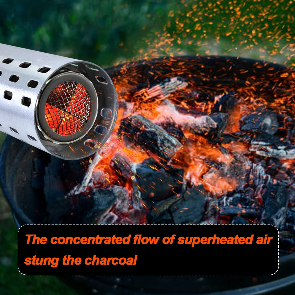 Vertak 2000W Electric BBQ Charcoal Starter With Safety Switch Corrosion Resistance Fire Starter