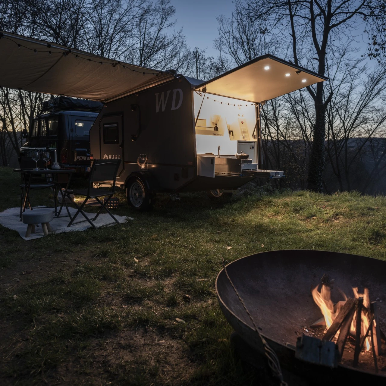 2023 New style Trailer Camper Off Road Travel Camping Off Road Trailer Camper Applicable for family and business