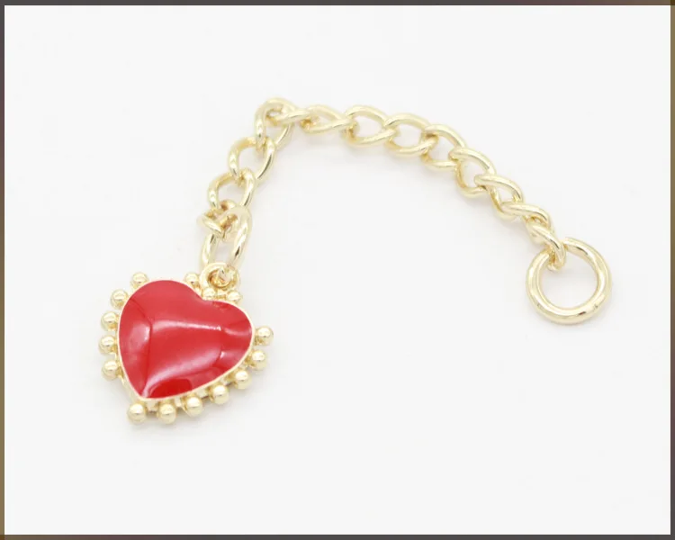 Wholesale New Arrival Fashion Drop Nectarine Heart Pendant Metal Charms Pendant for Swimwear