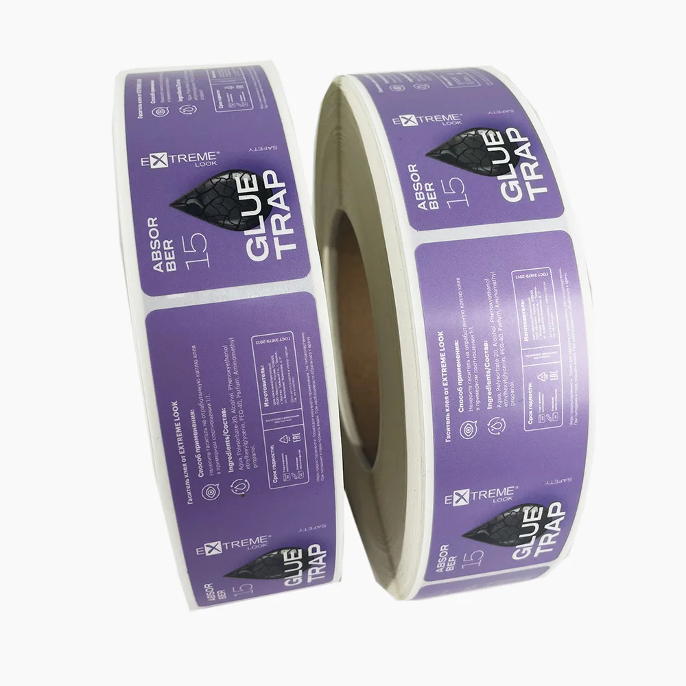custom label sticker printing glue sticker custom roll labels  waterproof label sticker name custom