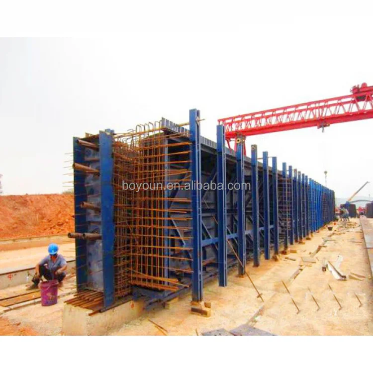Prestressed Precast T Beam Steel Bridge Formwork Molds for Concrete Precast Formwork