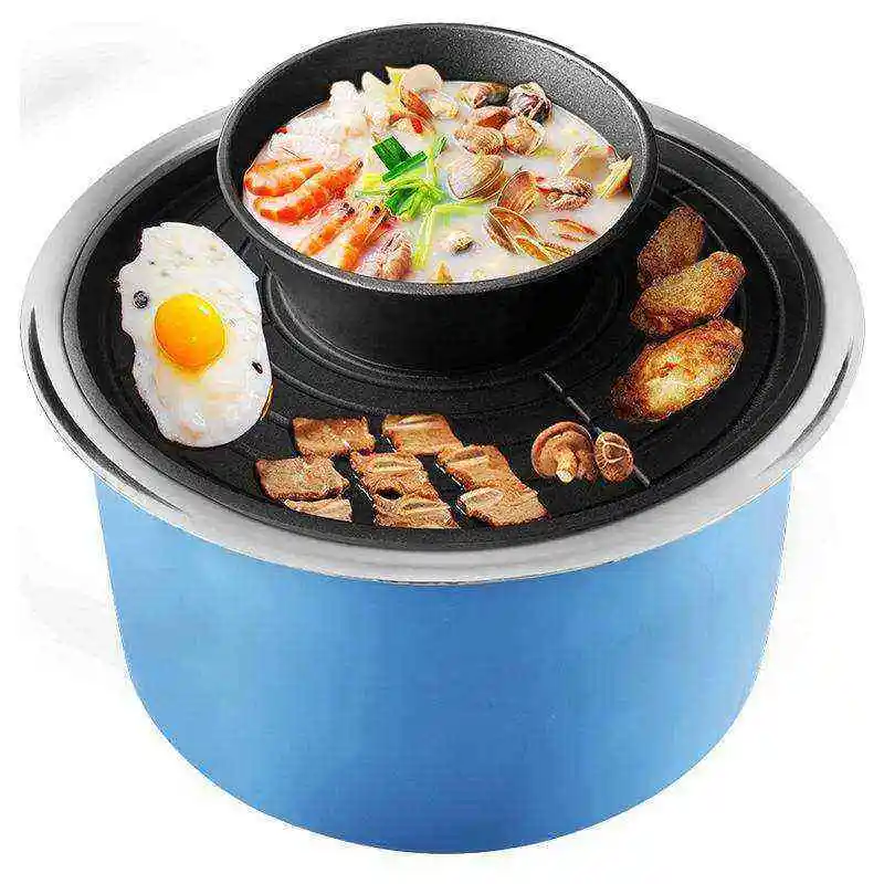 Оптовая продажа, популярный корейский угольный барбекю-гриль, индивидуальный домашний барбекю, крытый барбекю-гриль