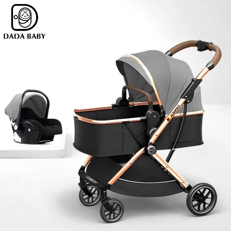 Customized Easy Fold Iron Frame Lightweight Stroller Alloy Baby Strollers For Mother