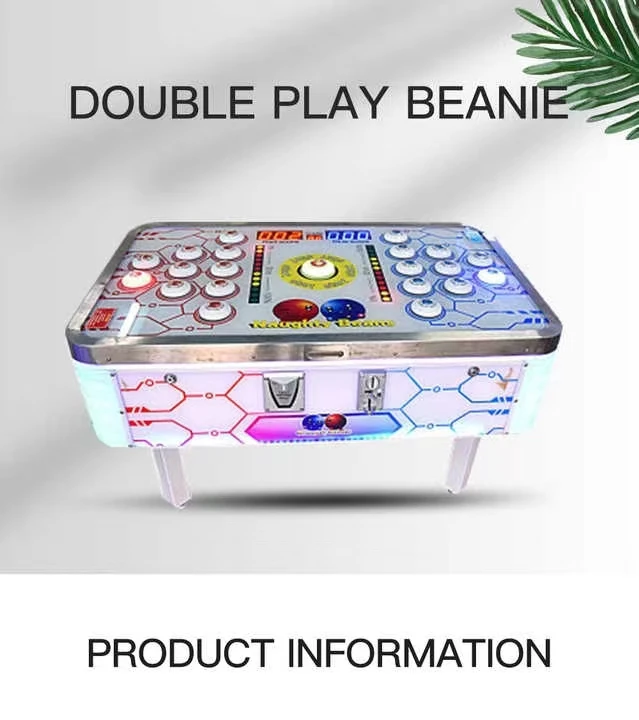 China Manufacturer Cartoon Amusement Equipment Double Bean Beating Against Game Consoles Desktop with Music Machine
