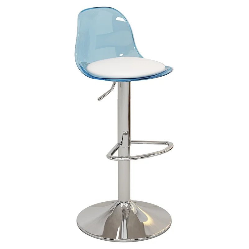 Acrylic front desk transparent bar stool Bar chair home lift stool