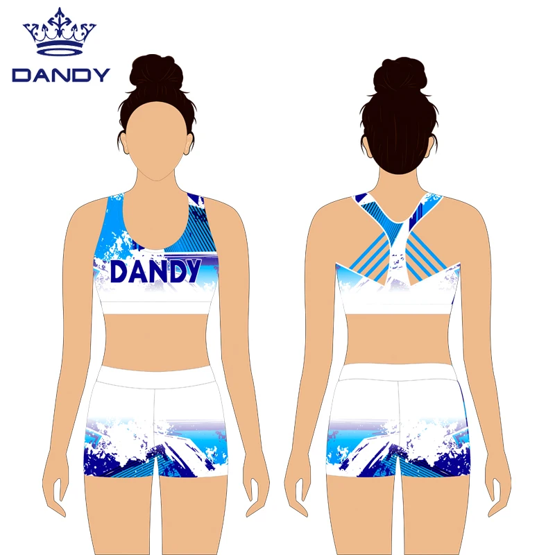2023 Custom Wholesale Cheerleading uniforms Youth Adult Cheer Practice Wear Girls