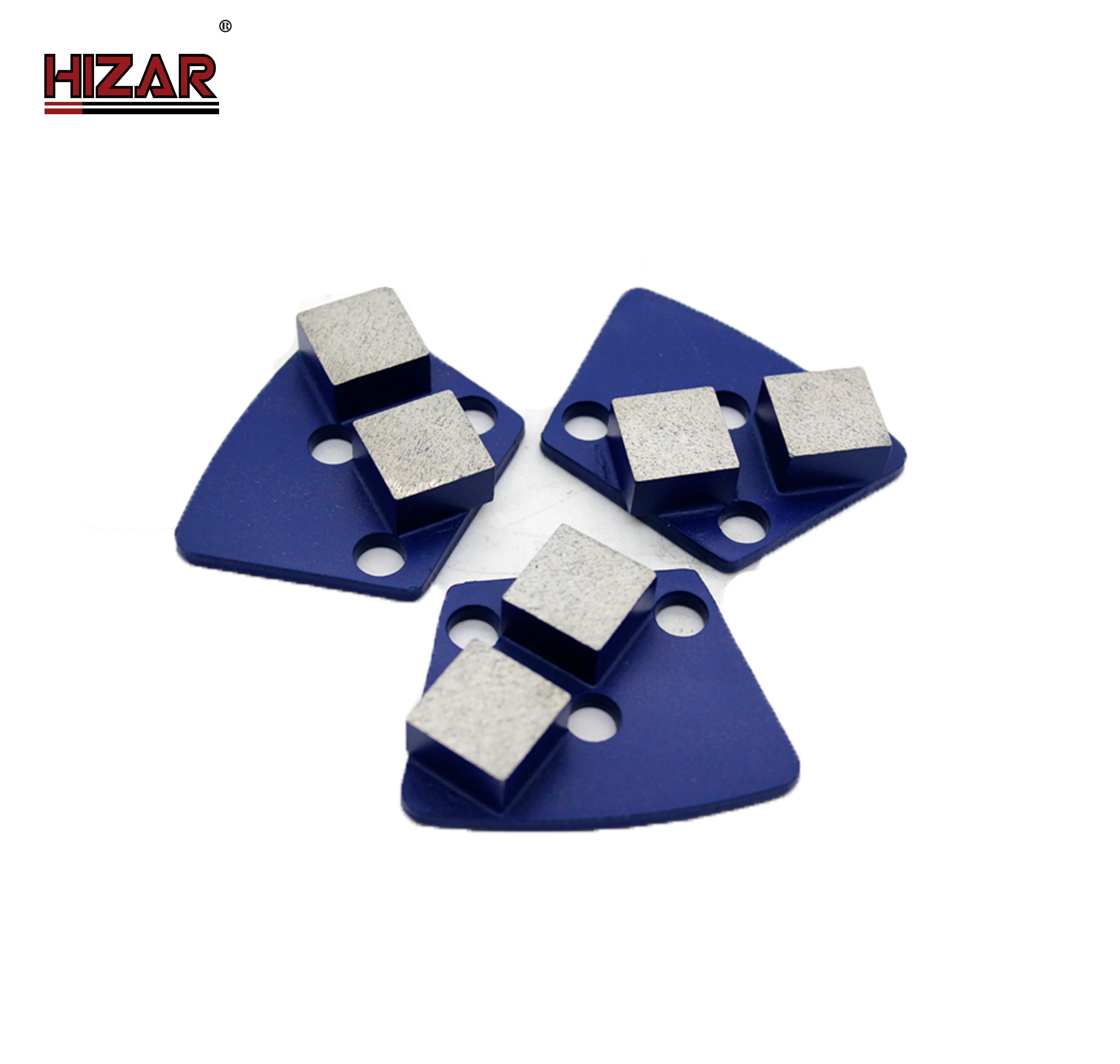Hizar hot selling Metal Bond Diamond Grinding Plates Grinding Discs for Stone Concrete Floor Polishing