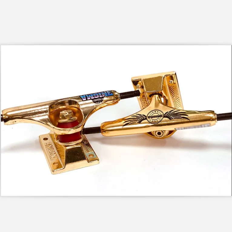 Skate board Accessories Spare Part 5.25 inch double hollow Metal Skateboard Trucks