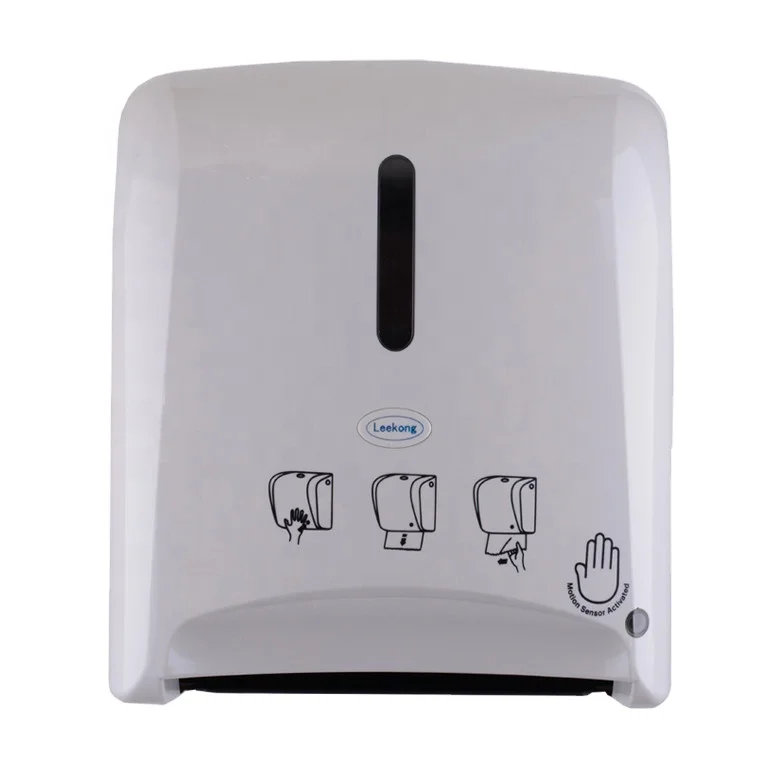 LeeKong automatic toilet paper towel dispenser  sensor touchless gummed paper tape dispenser wall mounted