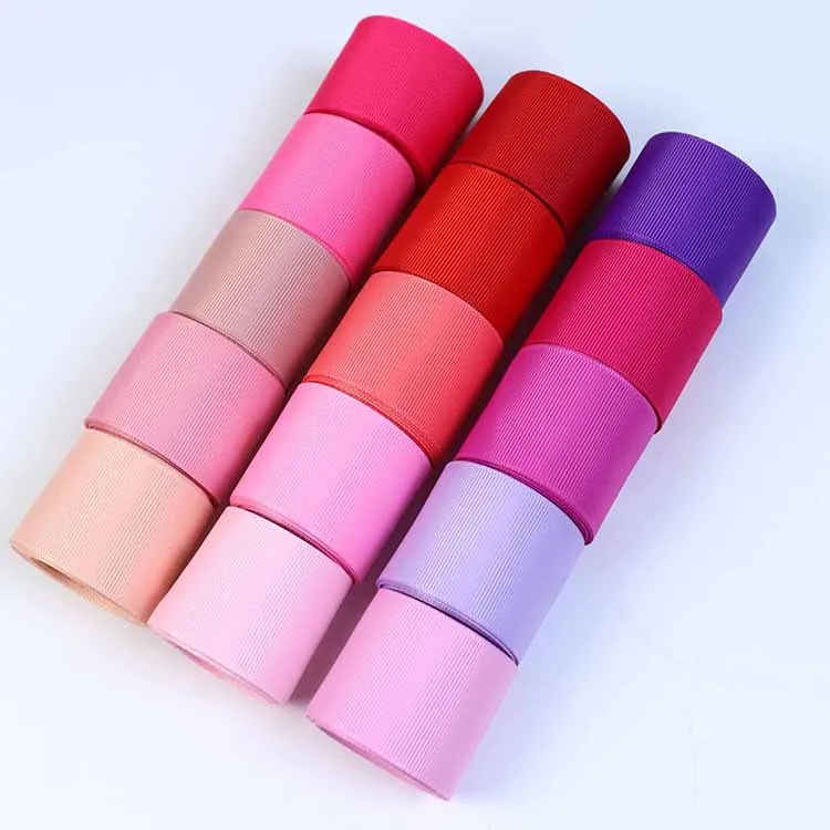 38 мм 1-1/2 дюймов 100% рулон ленты из полиэстера с напечатанным логотипом банты для волос украшения подарочной упаковки на день Святого Валентина