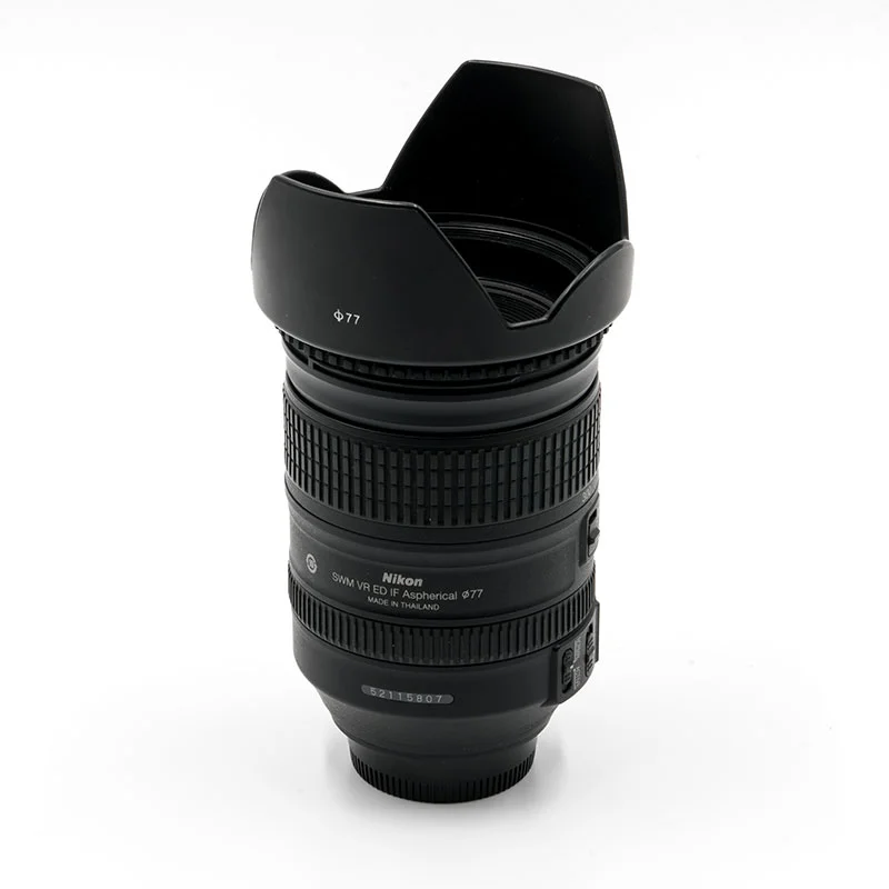 Green.l flower shape camera lens hood shield to all brand DSLR