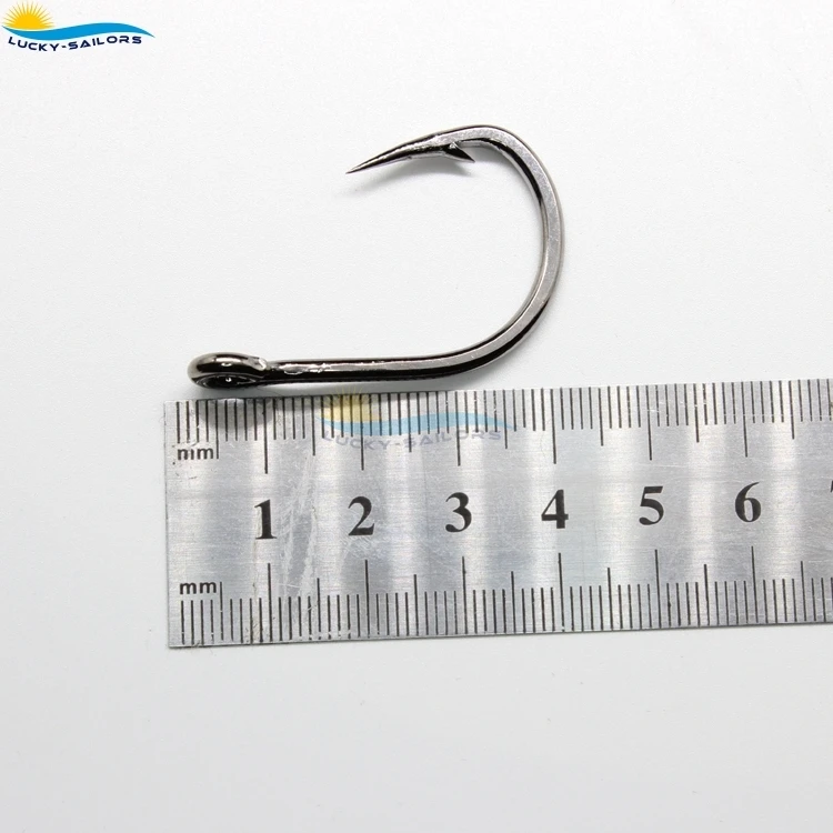 Stainless Fishing Shark Hook, Saltwater Tuna Fish Hook Big Game Jigs Fishhooks