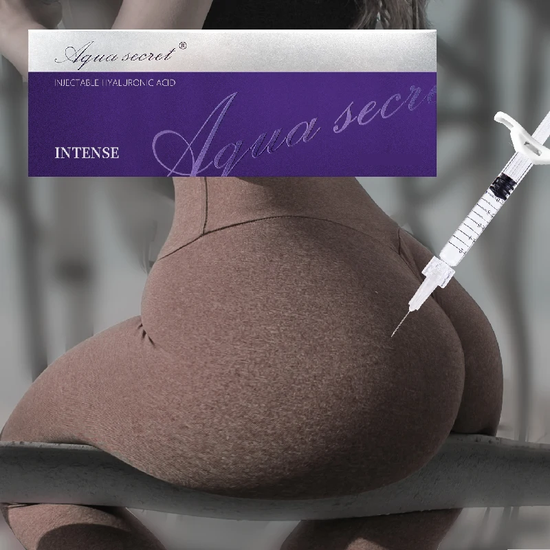 Aqua Secret hydrogel butt enlargement cross linked hyaluronic acid buttock enhancement dermal filler injections