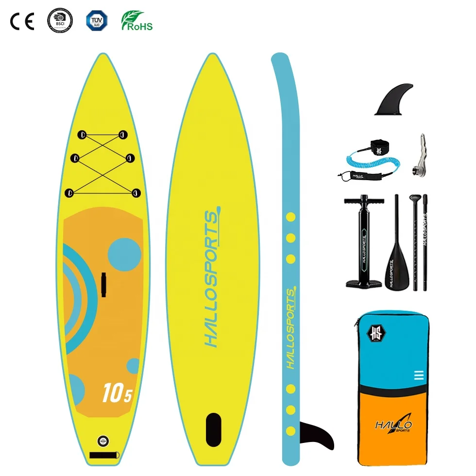 Hallosports 275 inflatable sup with kayak seat
