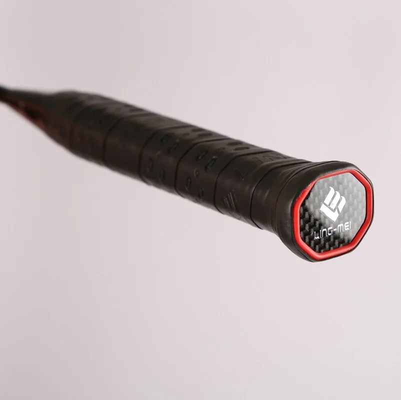 Lingmei good quality and cheap price Badminton Racket   Fast Delivery Sports Training Carbon Fiber high intention