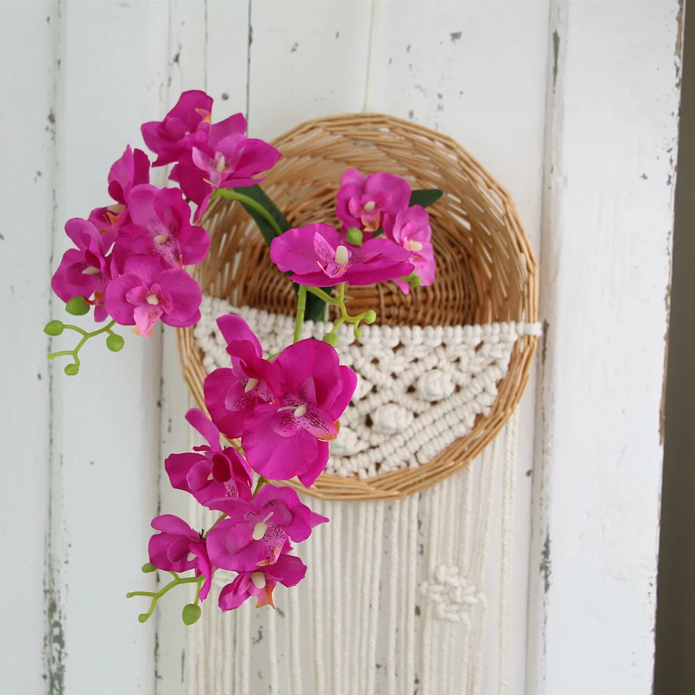 artificial phalaenopsis orchid flower bouquet flowers for home decoration