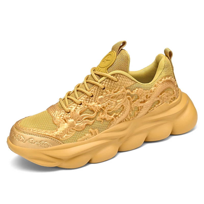 2024 мужские повседневные спортивные кроссовки с логотипом в виде лунного дракона