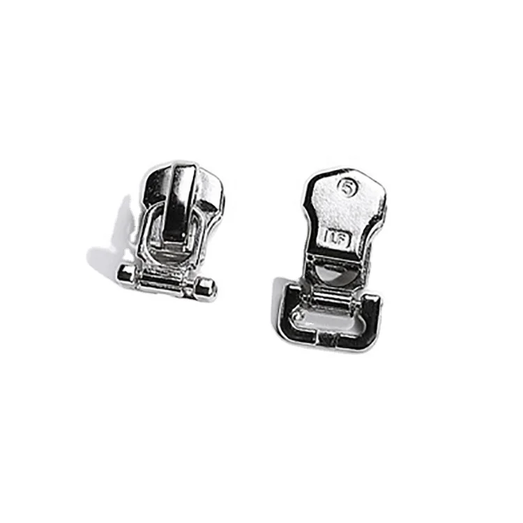 KYY 3# Custom Universal Metal Fancy Silver Zipper Slider Special Metal Zipper Head Zipper Accessories