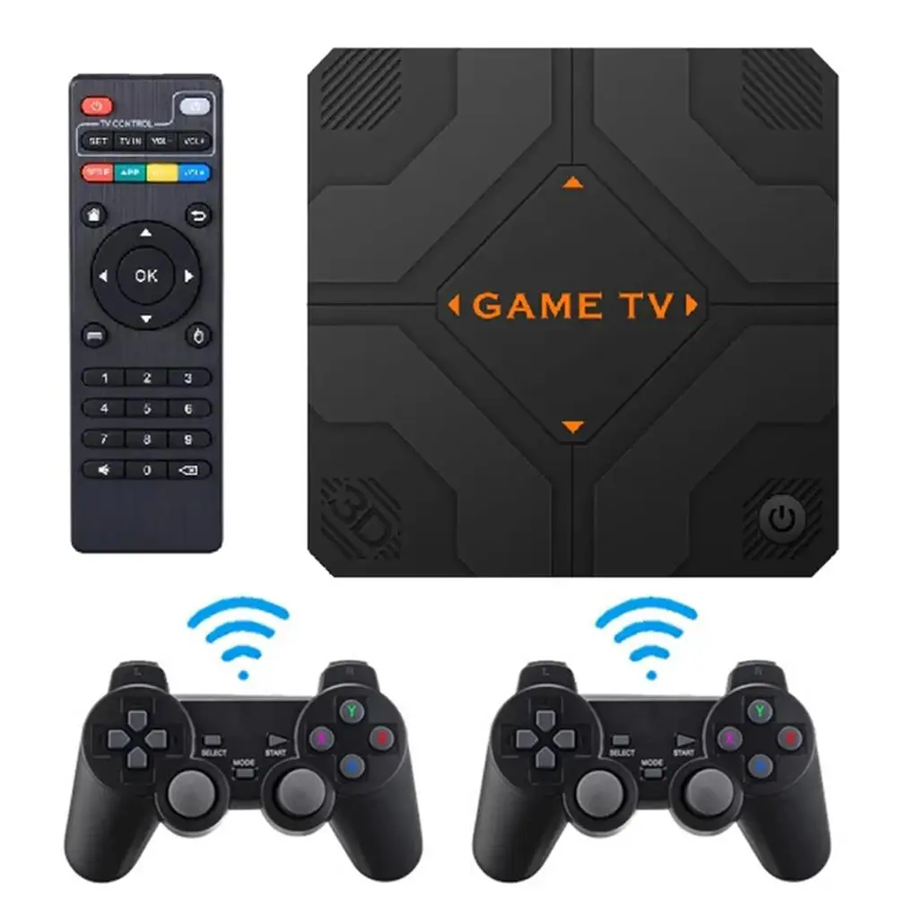 G12 Pro Gaming Box 64GB 45000 Games Classic Retro Video Game Console 4k Family Classic gaming Console Support TV Box