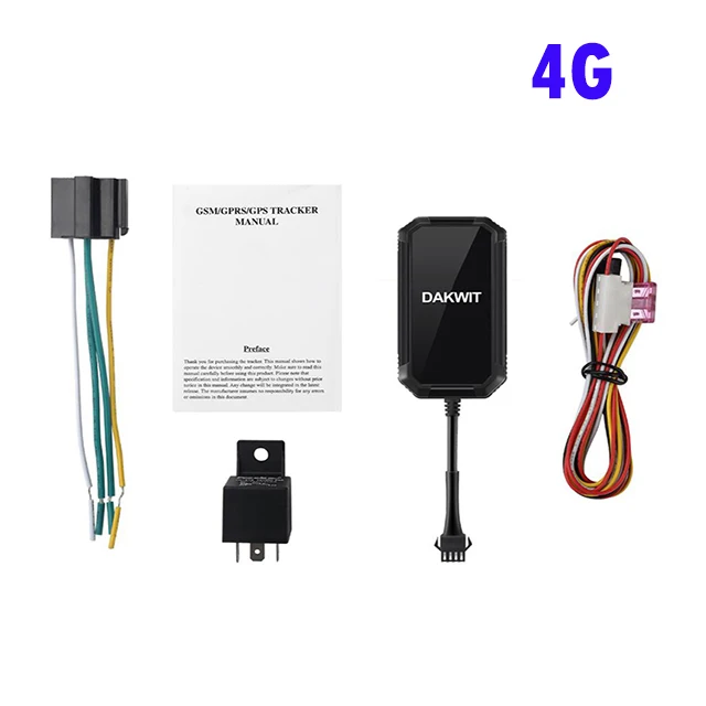 dagps gps tracker tk300 gps tracking device 4g car Motorcycle Alarm Security free use app for working usa australia new zealand
