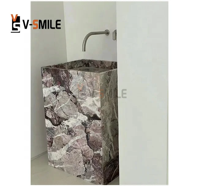 natural white marble wash hand basin price Integration One-piece wash basin