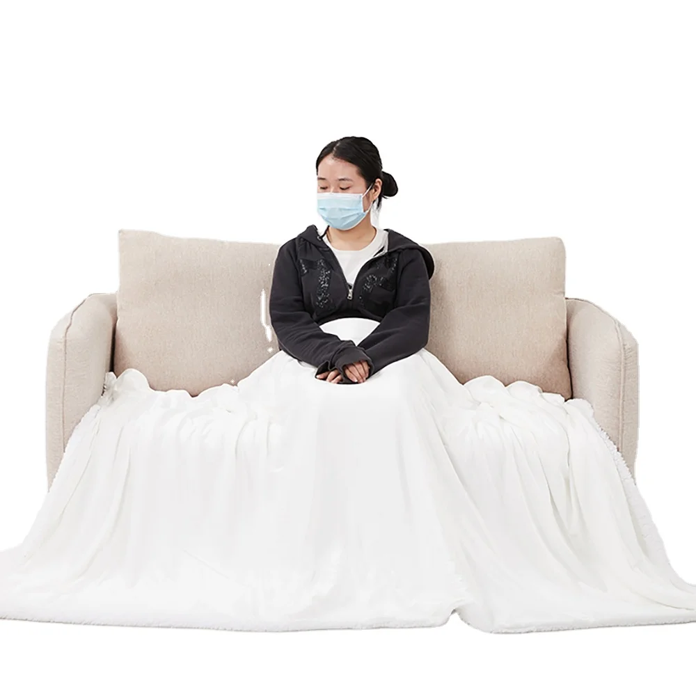 280g Double Lace 100% Polyester Custom sublimated Office Blanket Blanket Blank Sublimated Flannelette Blanket