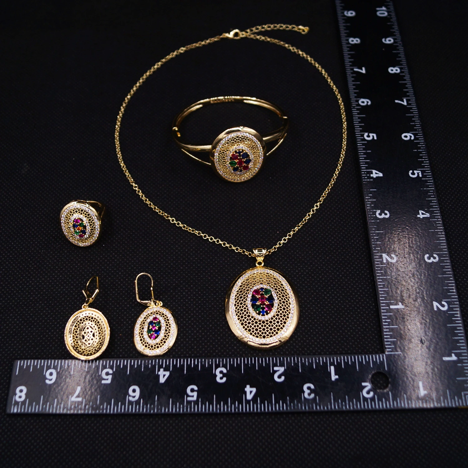 Yulaili Hot Sale Alloy Gold Plated Jewelry Ladies Banquet Party Dubai Gold Style Accessories